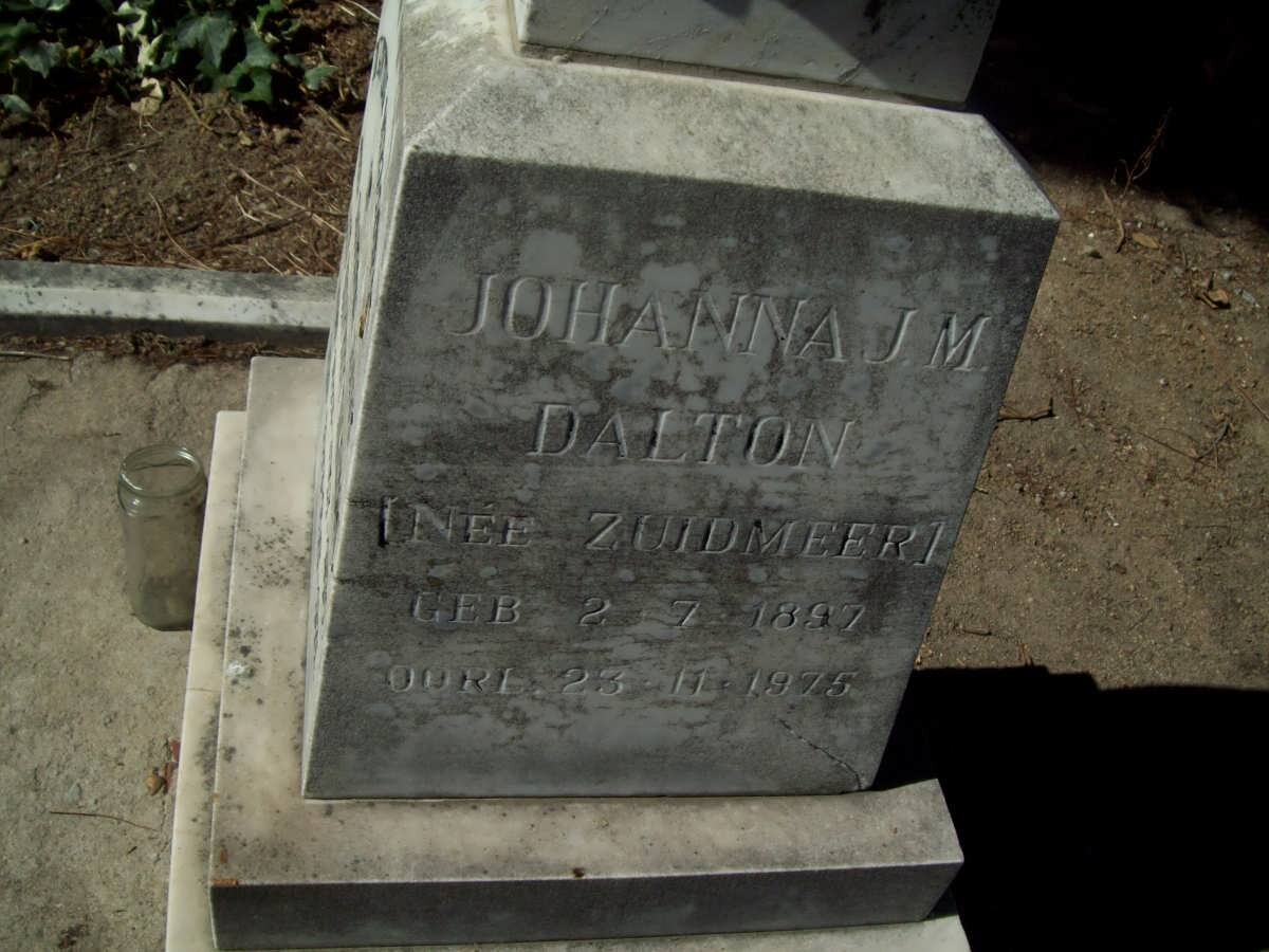 DALTON Johanna J. nee ZUIDMEER 1897-1975