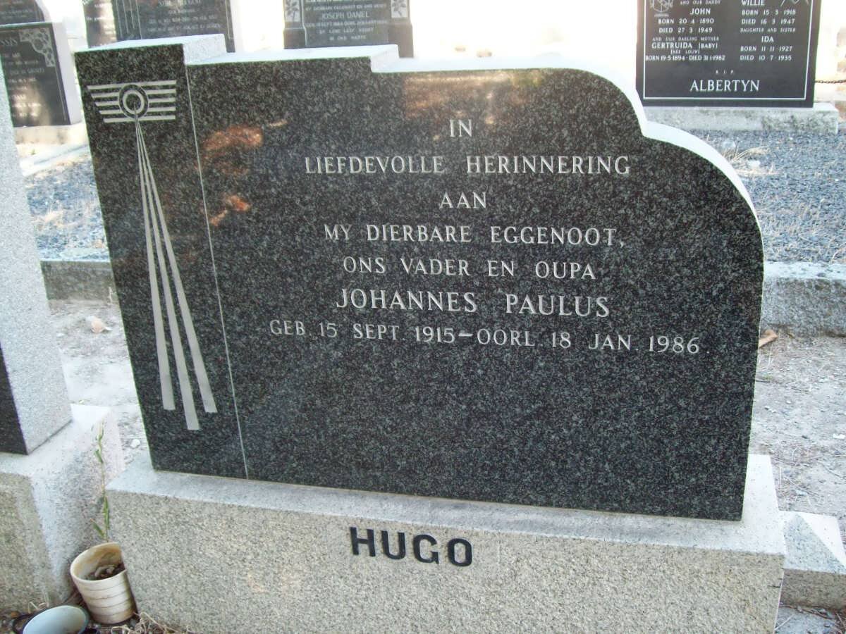 HUGO Johannes Paulus 1915-1986