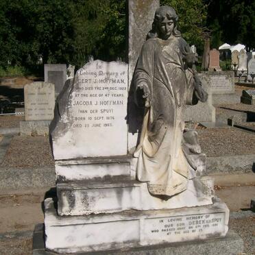 HOFFMAN Gert J. -1922 &amp; Jacoba J. VAN DER SPUY 1876-1965 