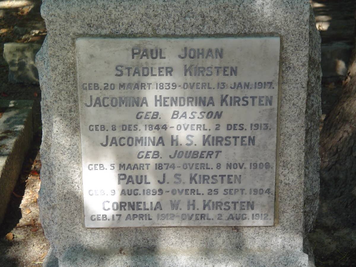 KIRSTEN :: BASSON :: JOUBERT