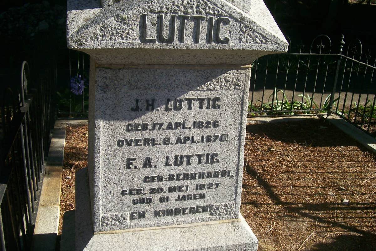 LUTTIG J.H. 1826-1870 &amp; F.A. BERNHARDI 1827-
