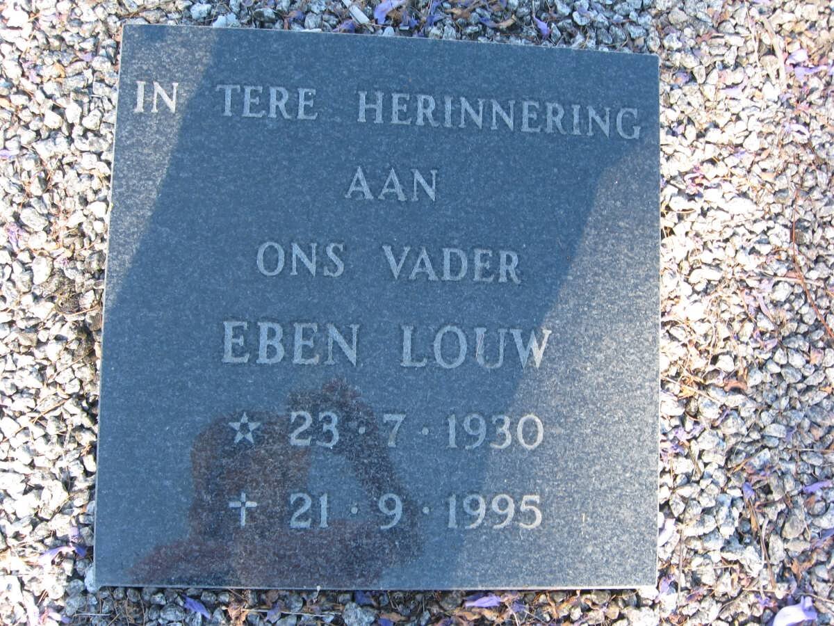 LOUW Eben 1930-1995