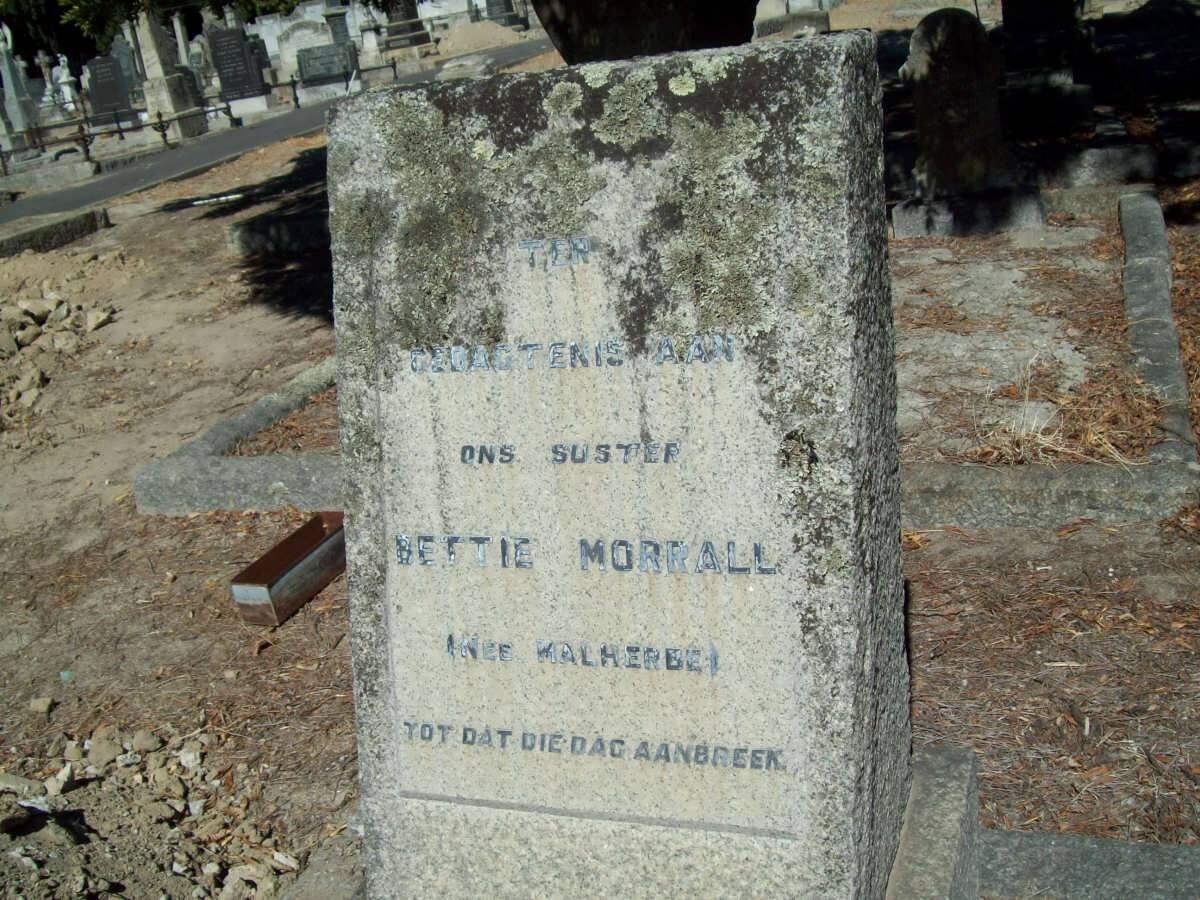MORRALL Bettie nee MALHERBE