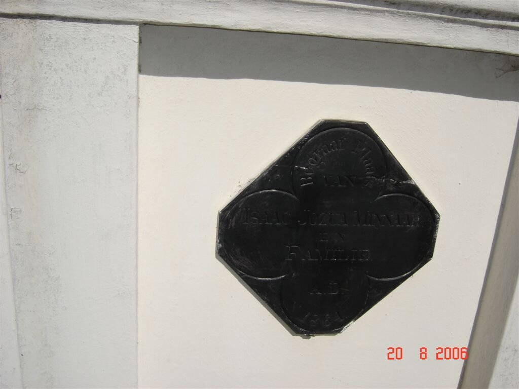 MINNAAR Isaac Jozua &amp; Familie 1884