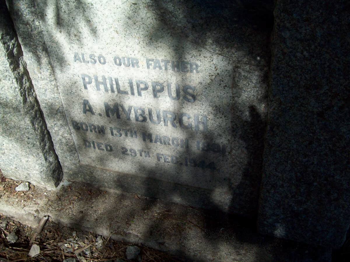 MYBURGH Philippus A. 1881-1944