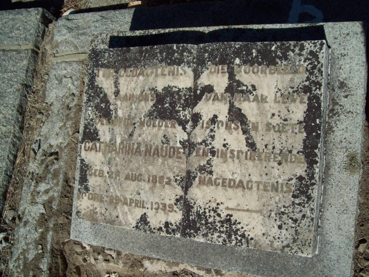 NAUDE Catharina 1862-1939