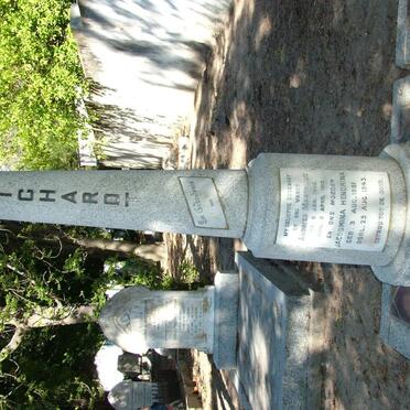 RICHARDT Andries Marthunis 1860-1910 &amp; Jacobmina Hendrina 1861-1943