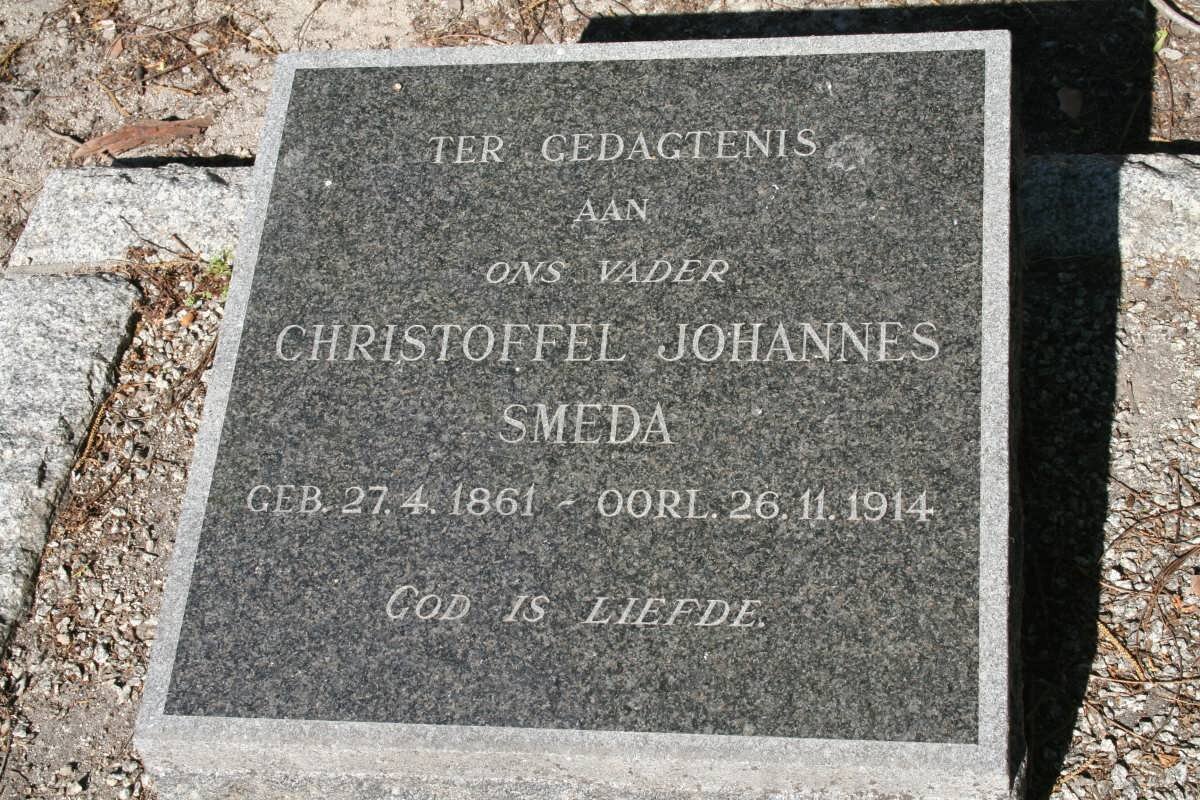 SMEDA Christoffel Johannes  1861-1914