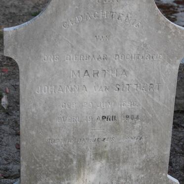SITTERT Martha Johanna, van 1898-1904