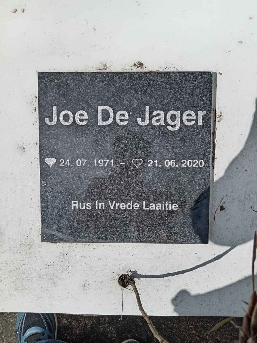 JAGER Joe, de 1971-2020
