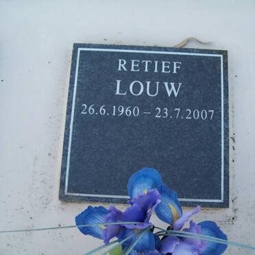LOUW Retief 1960-2007