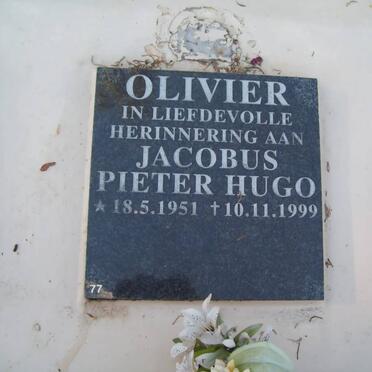 OLIVIER Jacobus Pieter Hugo 1951-1999