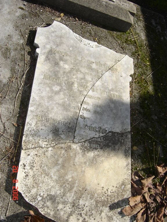 VILLIERS J.P., de &amp; J.J.W. WERNICHT  :: DE VILLIERS J.H.E. -1913