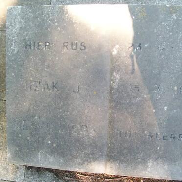 VILLIERS Izak J., de 1906-1976