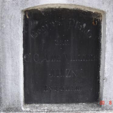 VILLIERS C.C.A., de ::  DE VILLIERS J.H.Z. &amp; Family