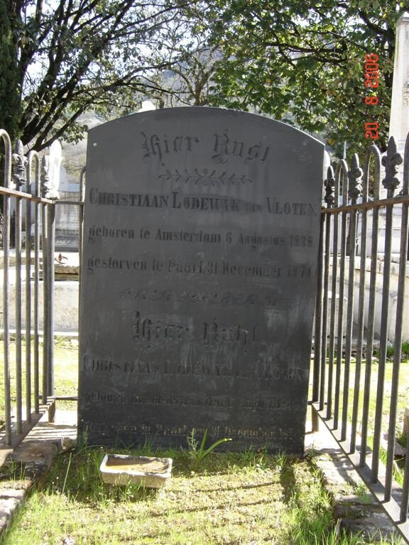 VLOTEN Christiaan Lodewyk, van 1838-1871 :: VAN VLOTEN Christiaan Lodewyk