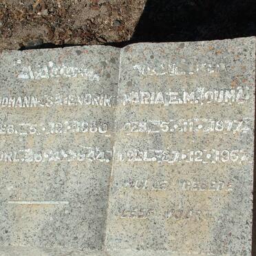 VERMEULEN Johannes Hendrik 1880-1944 &amp; Maria E.M. 1877-1957