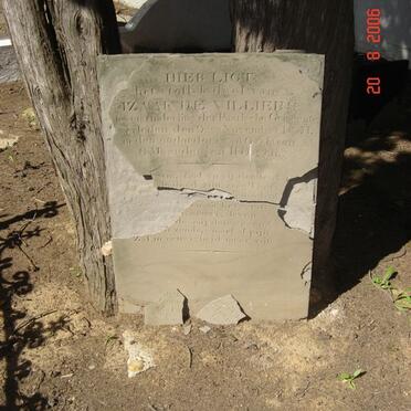 VILLIERS Izaak, de -1851