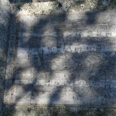 VILLIERS Barend, de 1858-1914 &amp; Louisa E. BLIGNAUT 1856-1933