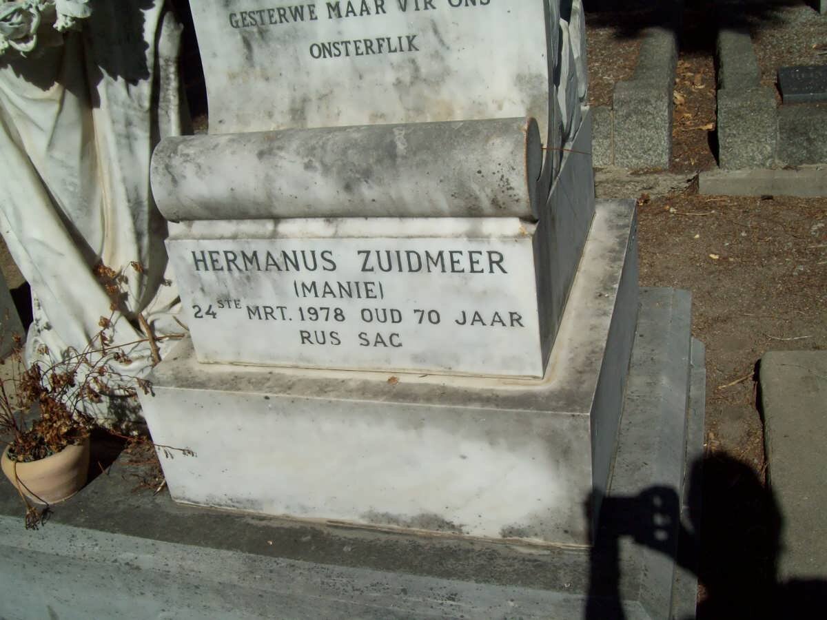 ZUIDMEER Hermanus -1978 