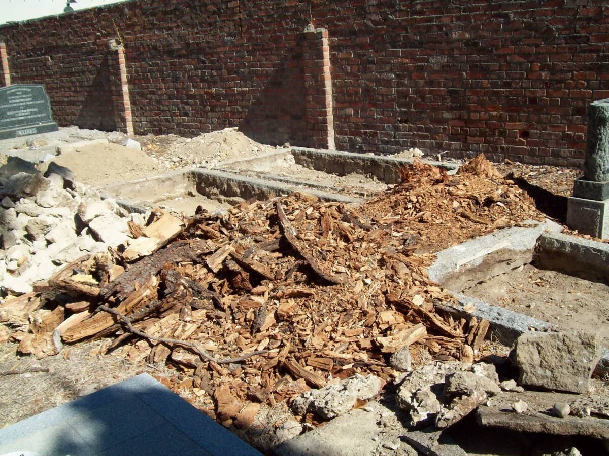 11. Restoration work in progress