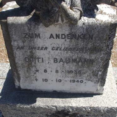 BAUMANN Otti 1936-1940