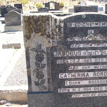 BLIGNAUT Jacobus 1888-1951 &amp; Catherina Dorothea ROSSOUW 1904-1974