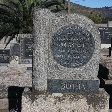 BOTHA Johan C.L. 1895-1960