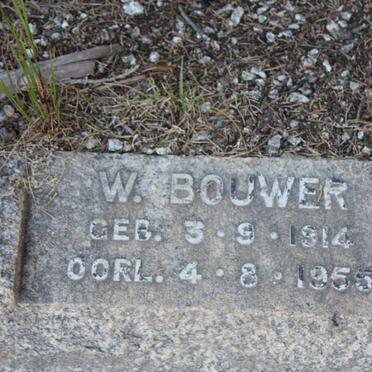 BOUWER W. 1914-1955
