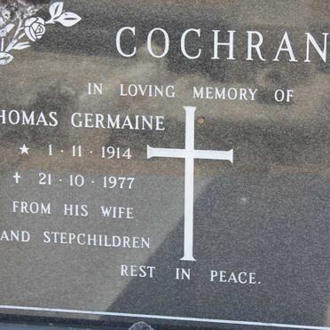 COCHRANE Thomas Germaine 1914-1977