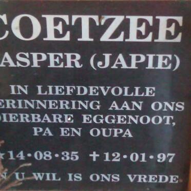 COETZEE Jasper 1935-1997
