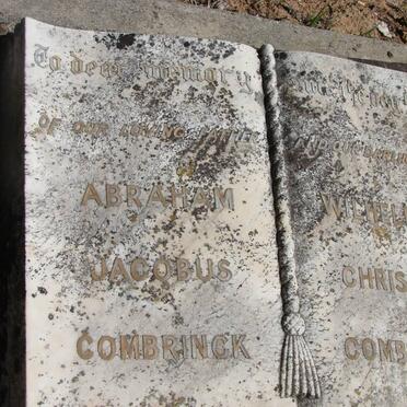 COMBRINCK Abraham Jacobus &amp; Wilhelmina Christina