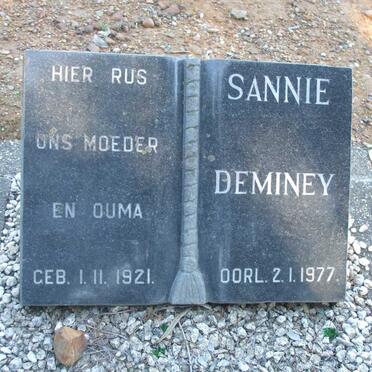 DEMINEY Sannie 1921-1977