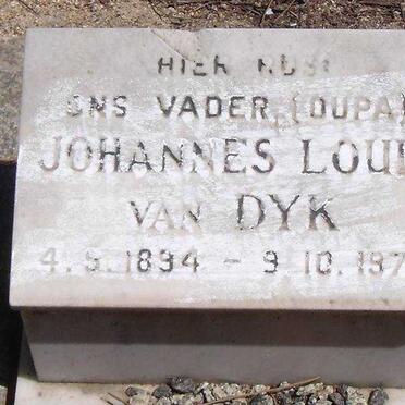 DYK Johannes Louis, van 1894-1979
