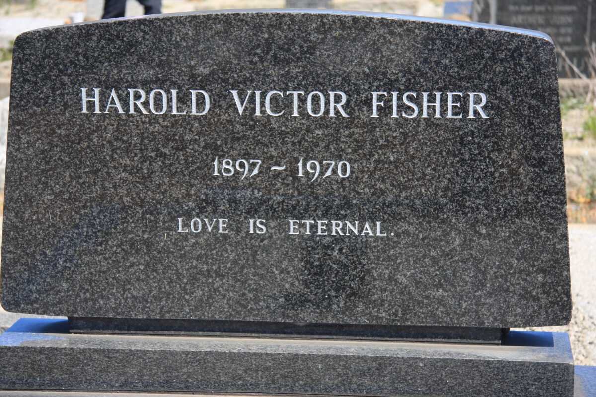 FISHER Harold Victor 1897-1970