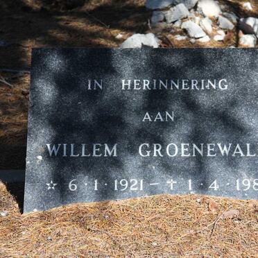 GROENEWALD Willem 1921-1988