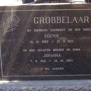 GROBBELAAR Coenie 1903-1971 &amp; Johanna 1915-1997