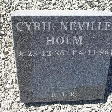 HOLM Cyril Neville 1926-1996