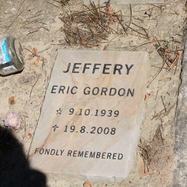 JEFFERY Eric Gordon 1939-2008