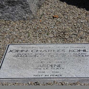 KOHLER GRAVE