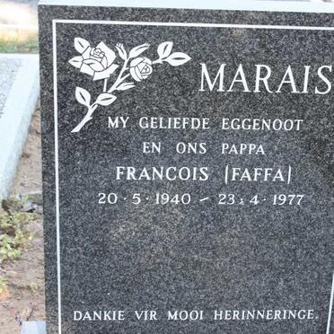MARAIS Franscois 1940-1977