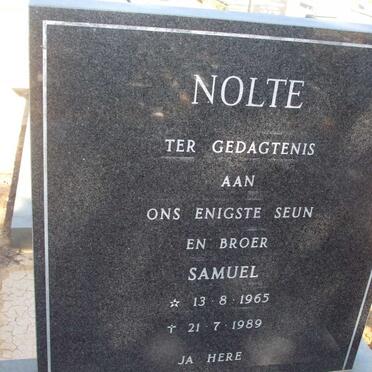 NOLTE Samuel 1965-1989