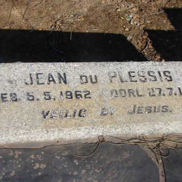 PLESSIS Jean, du 1962-1962