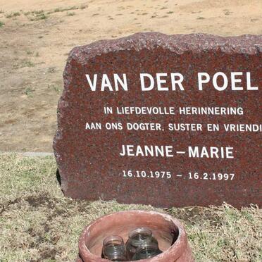 POEL Jeanne-Marie, van der 1975-1997