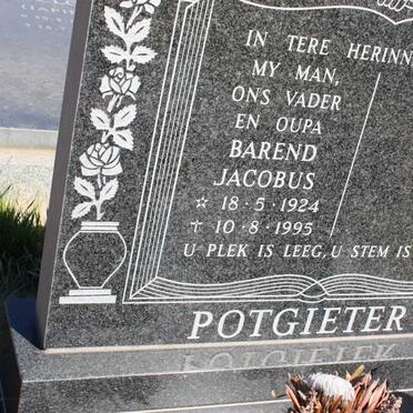POTGIETER Barend Jacobus 1924-1995