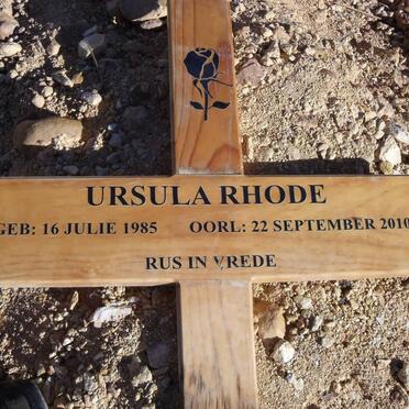 RHODE Ursula 1985-2010