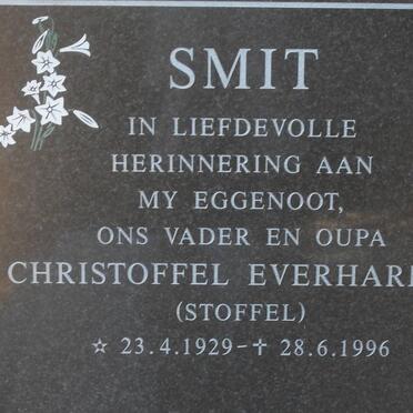 SMIT Christoffel Everhardus 1929-1996