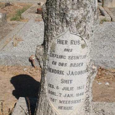 SMIT Hendrik Jacobus 1937-1946