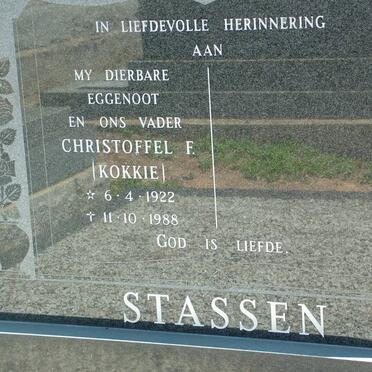 STASSEN Christoffel F. 1922-1988