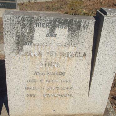 STONE Johanna Petronella nee ZEELIE 1866-1944